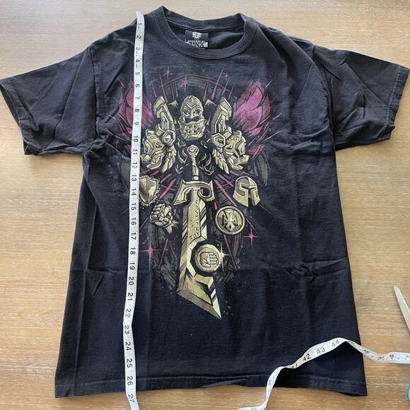 World of Warcraft Shirt Adult Medium Black Jinx Paladin Graphic Vintage Y2K - Picture 6 of 7